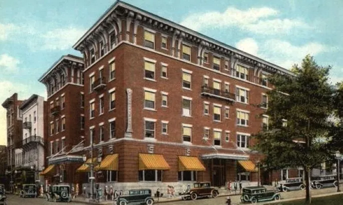 View from the southeast