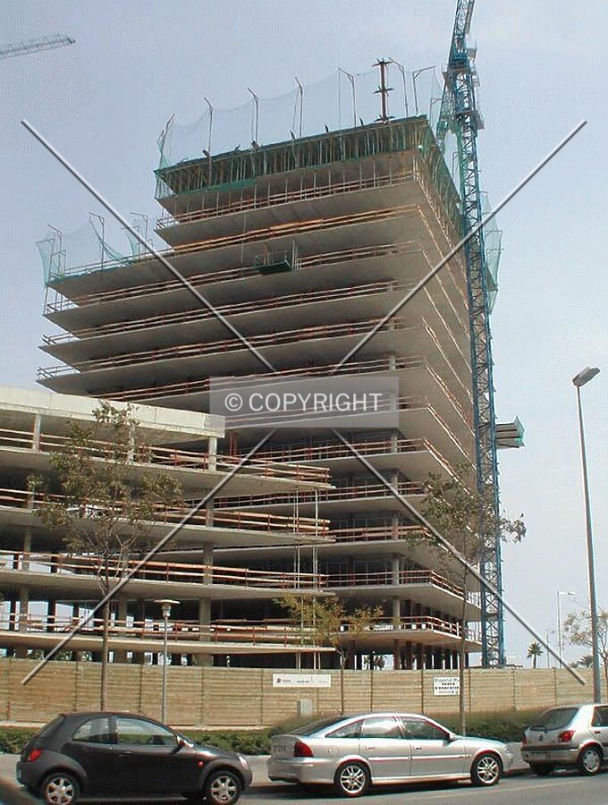 View of the back facade of the building