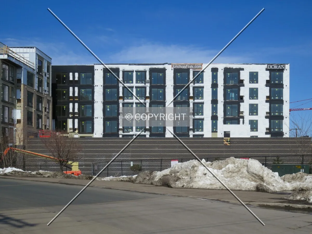 View to the northeast from 6th Avenue North