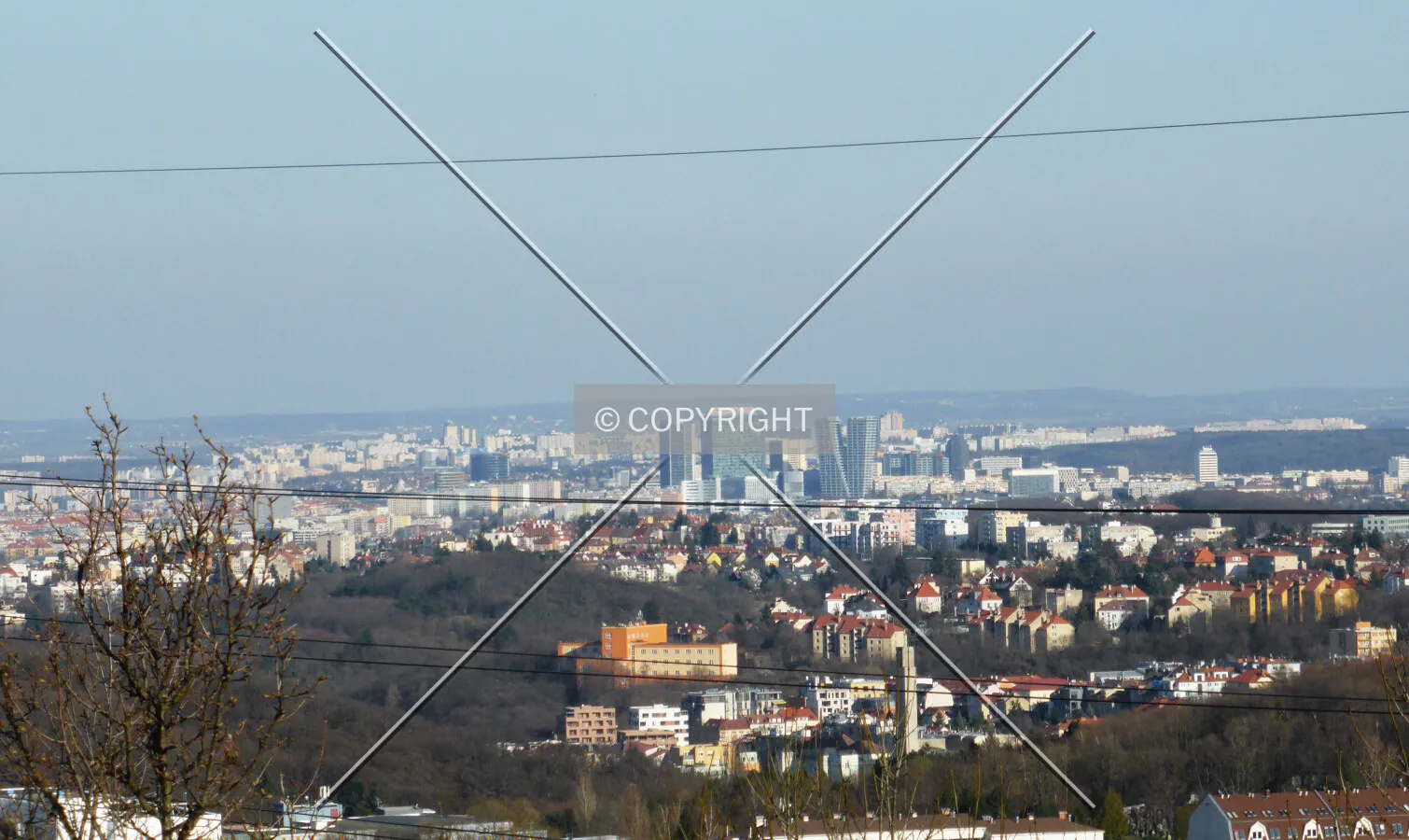 Skyscrapers in Prague