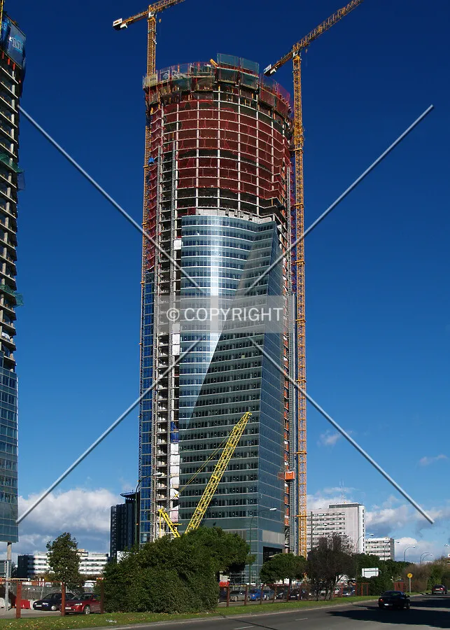 A view across Paseo de la Castellana