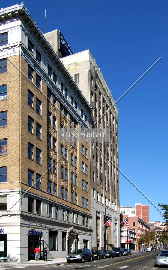 View northwest from Bank Street