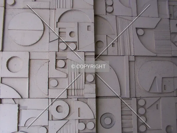 Detail of the sculpture