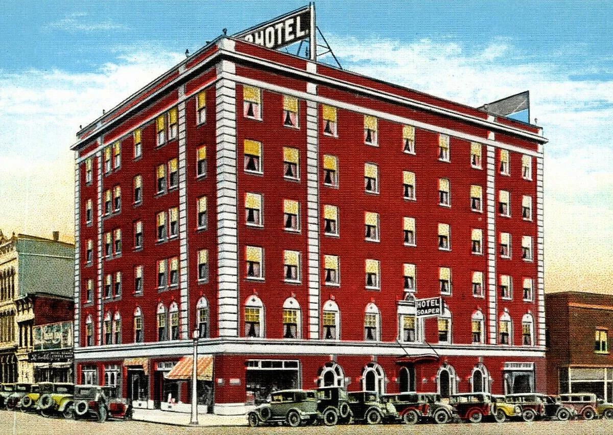 Vintage view from the northeast