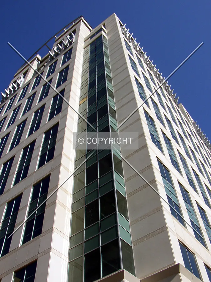 Looking up the near complete southwest corner