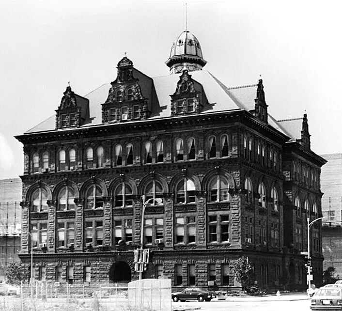 Vintage view from the northeast
