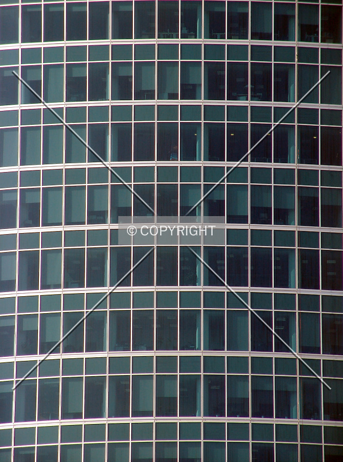 Glassy facade detail