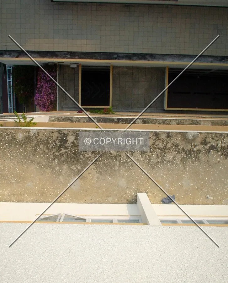 View from the 24th Storey down the front facade