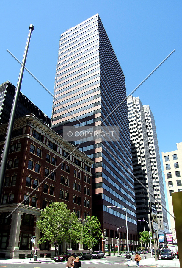 View from the southwest along Front Street