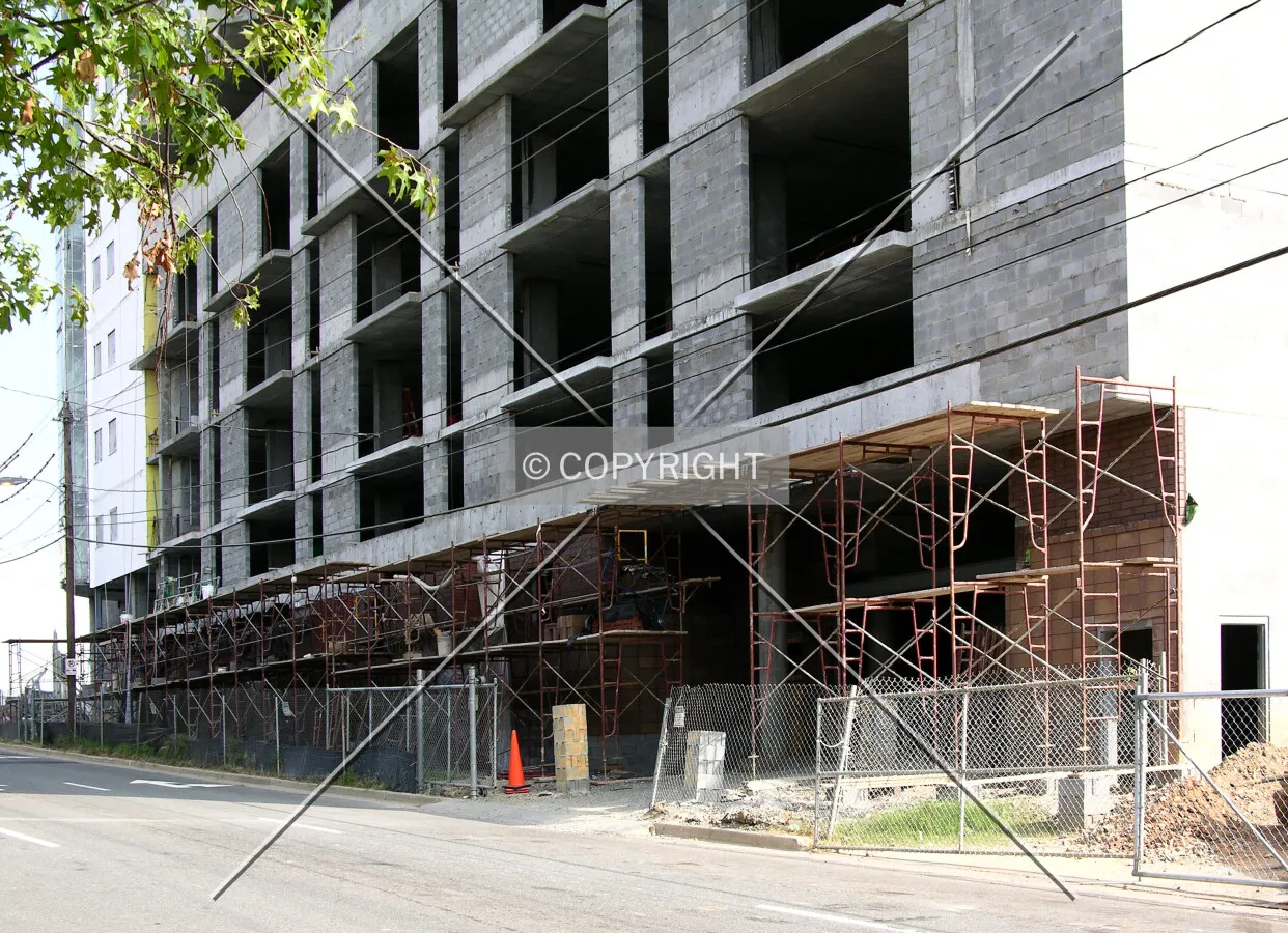 Southern base along East 6th Street