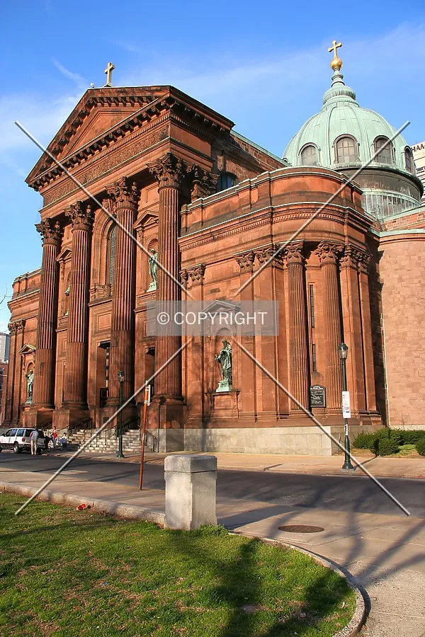 From the southwest on Logan Square