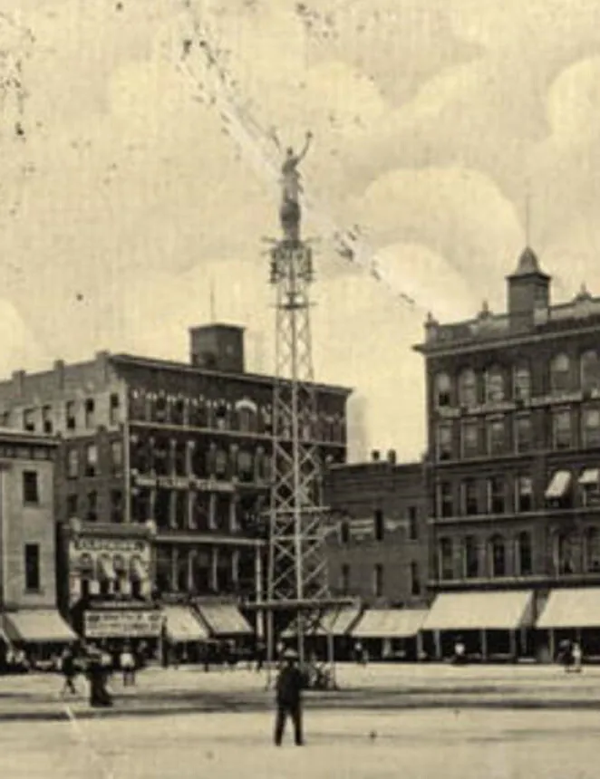 Vintage view from the southeast