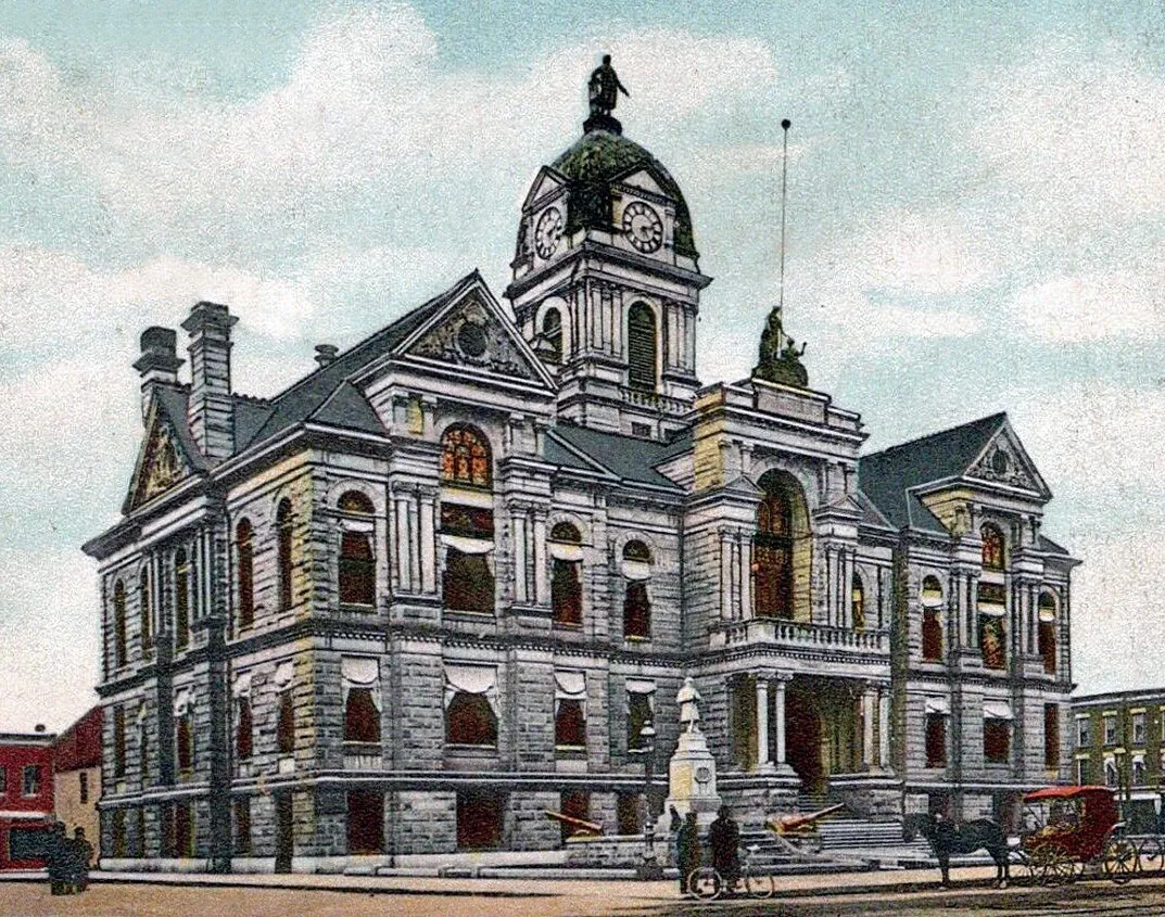 Vintage view from the southeast