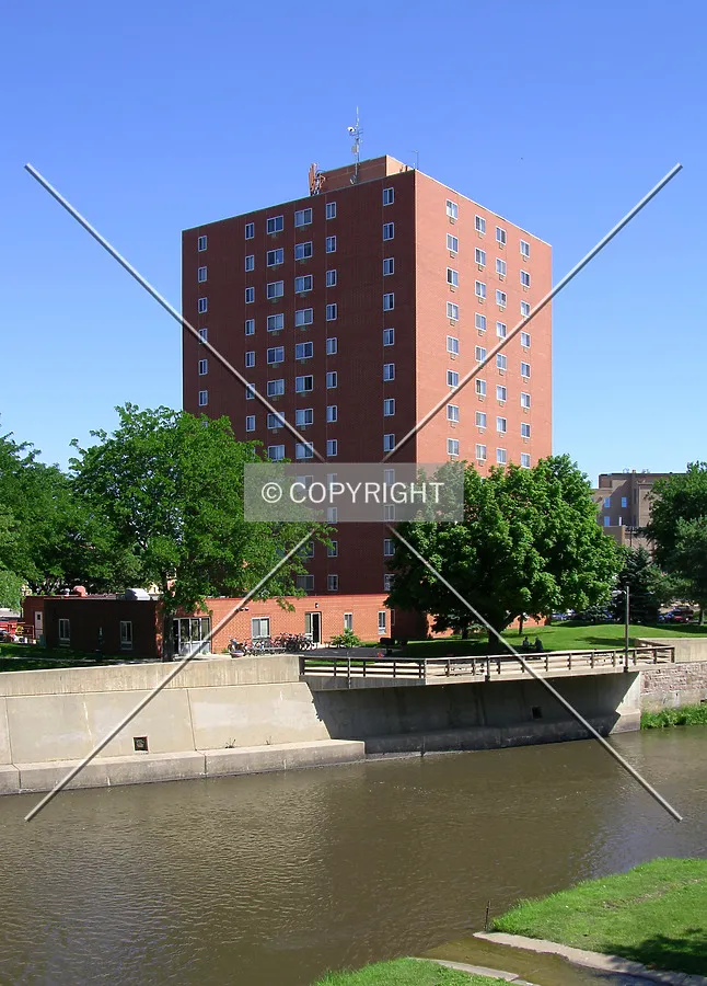 From East 8th Street to the southeast