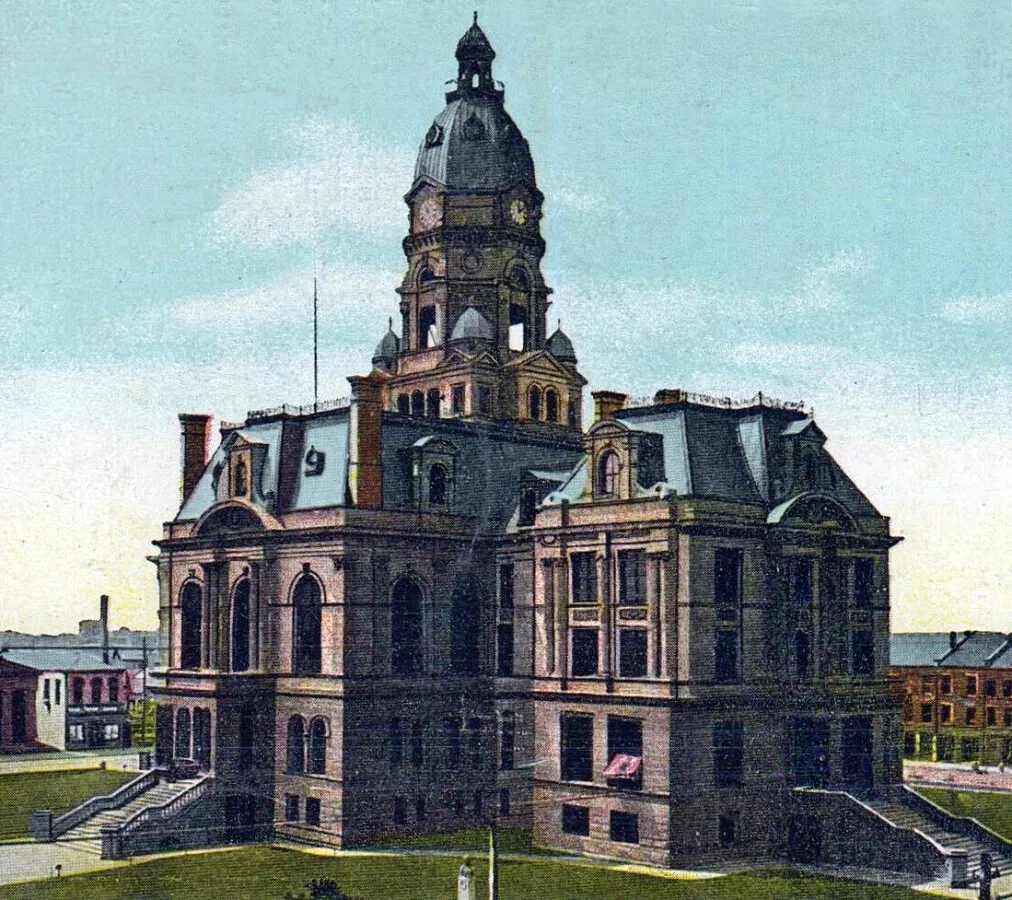 Vintage view from the northeast