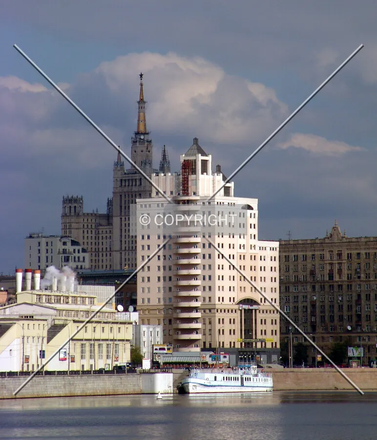 The western view from Krasnopresnenskaya Embankment