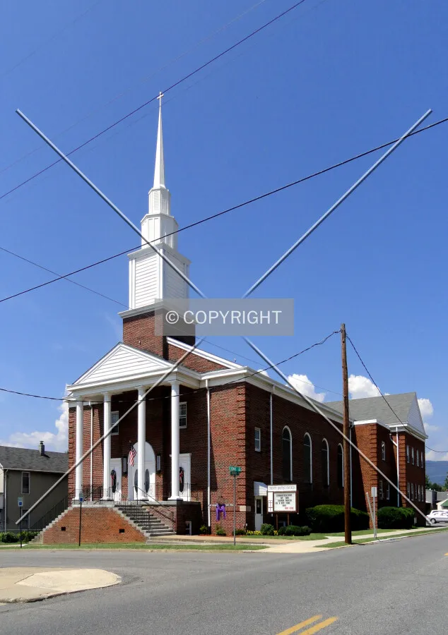 From across South Monroe Avenue to the southeast