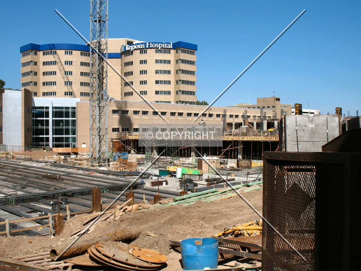 View to the north from Jackson/East 12th Streets