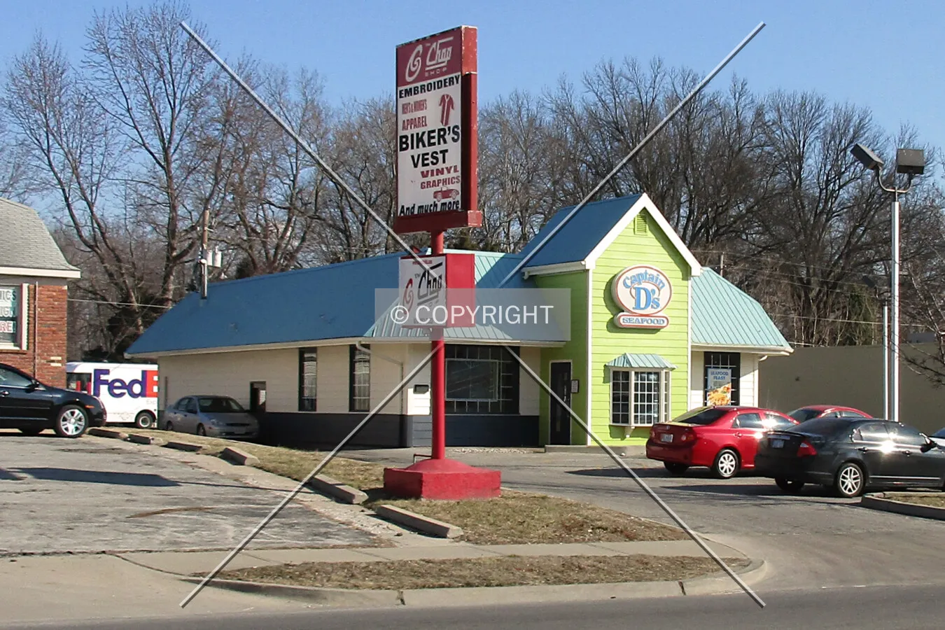 View from the northwest; February 15, 2016