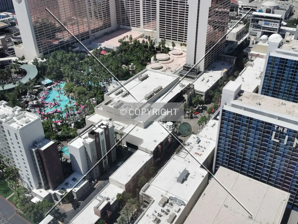 View over Las Vegas from the High Roller