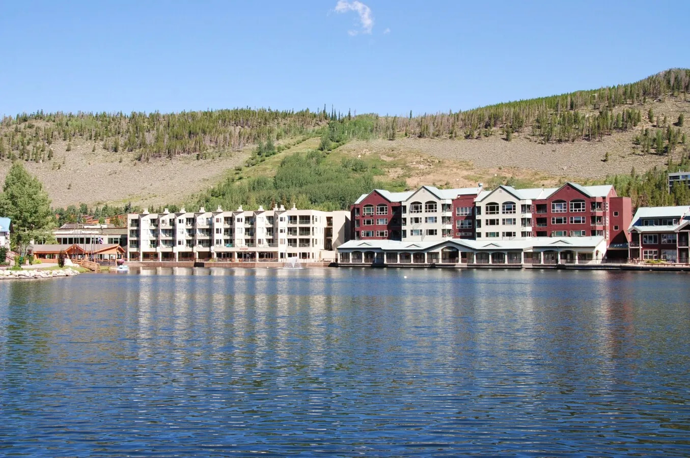 View from the southeast