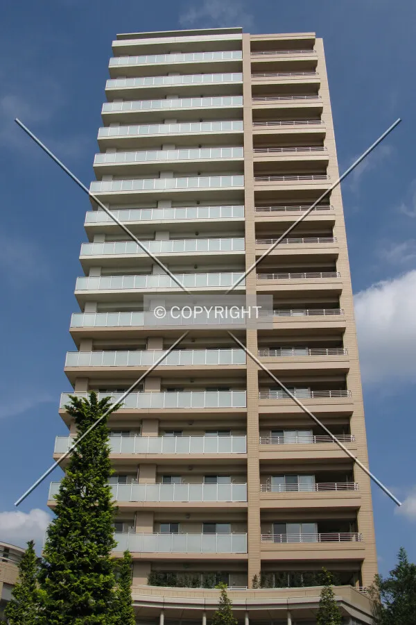 Looking up from the west