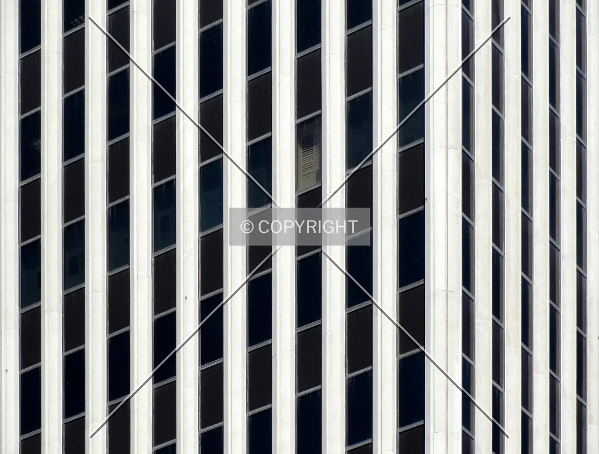 Southwest corner facade detail