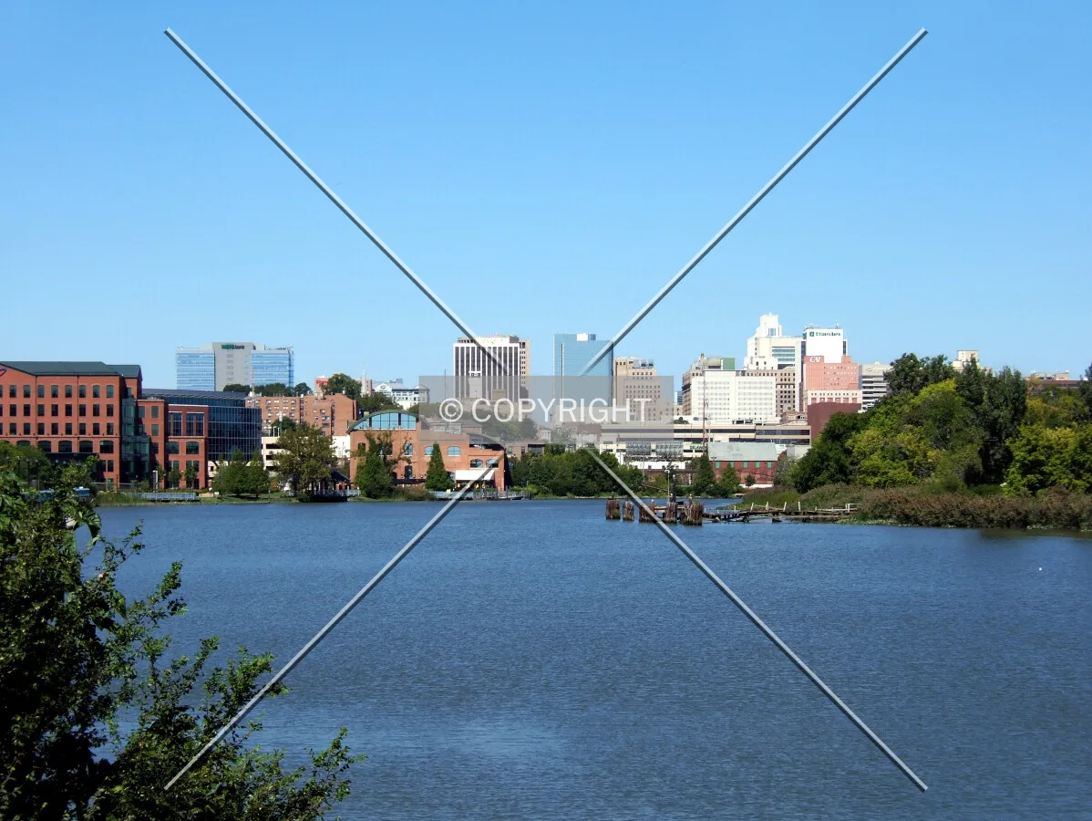 Downtown from the southwest