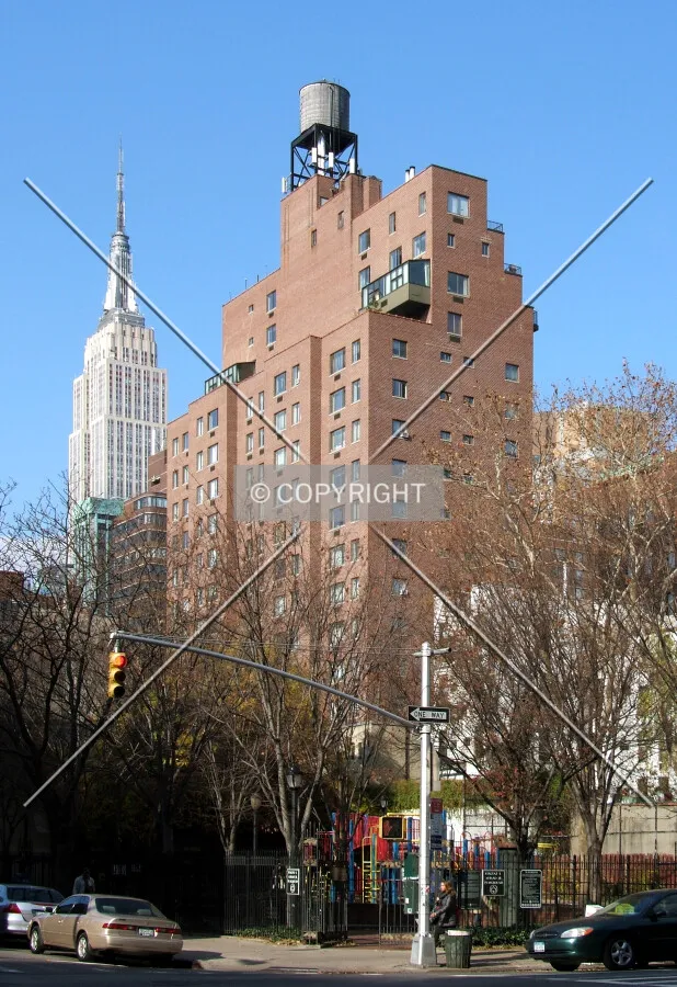 View from the southeast