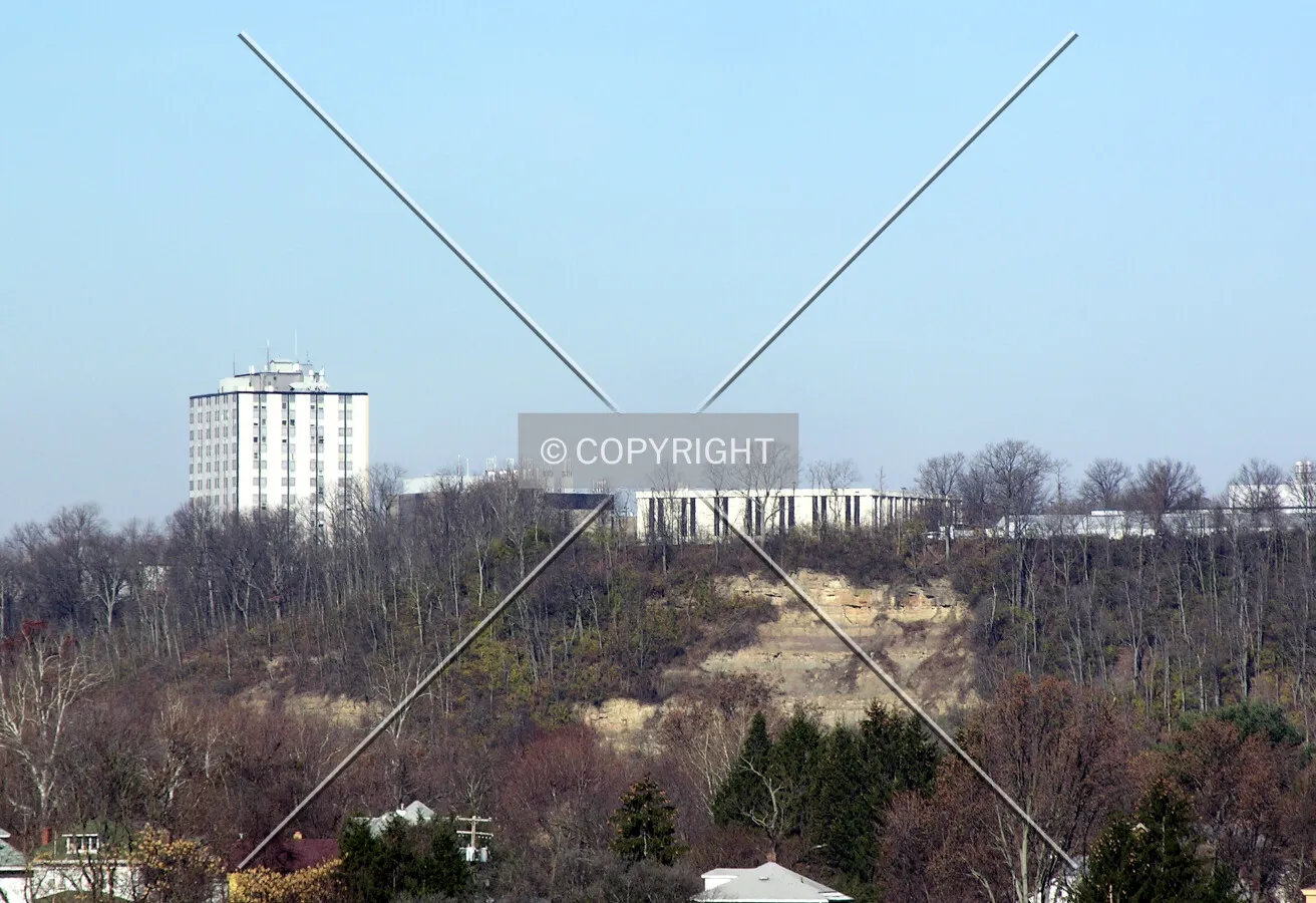 Distant view from the southeast