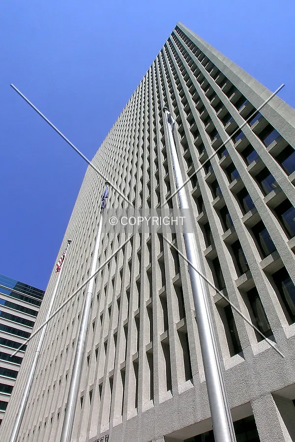 Looking up from the front