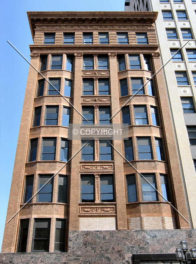 Looking up from Superior Street