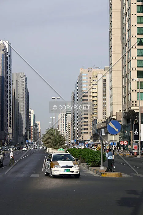 View along Sheikh Hamdan Street