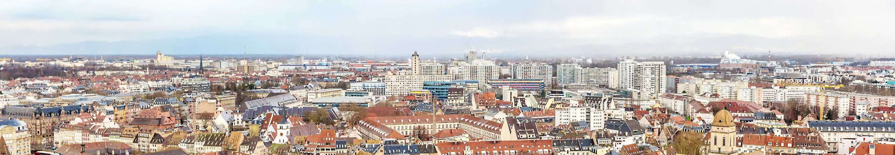 Panorama of Strasbourg