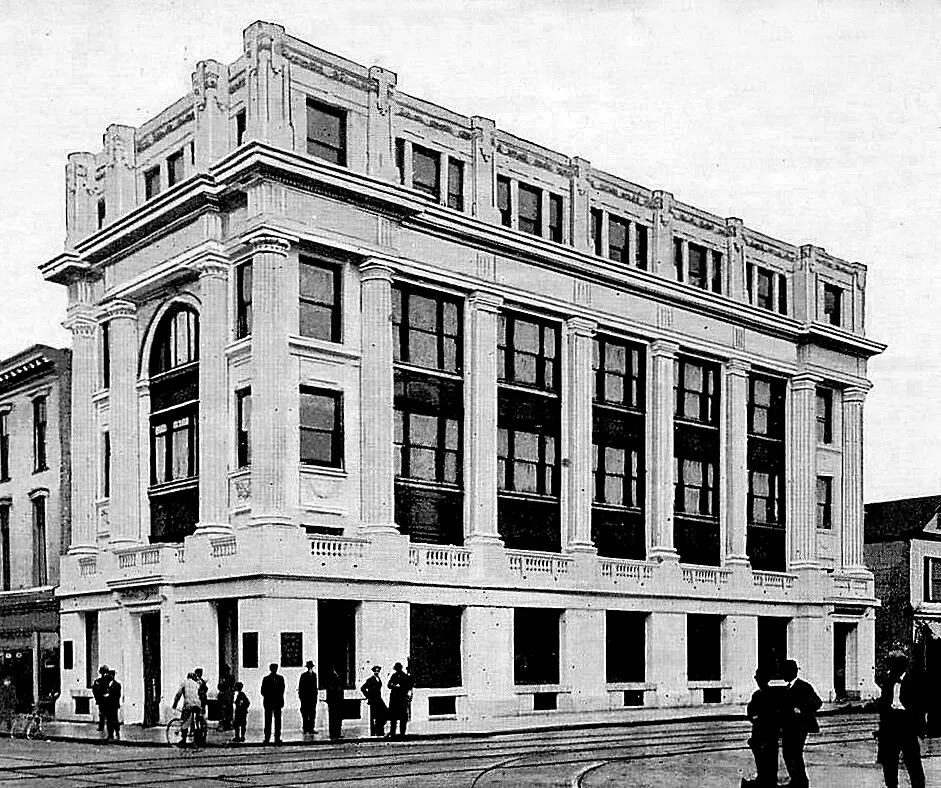 Vintage view from the southeast