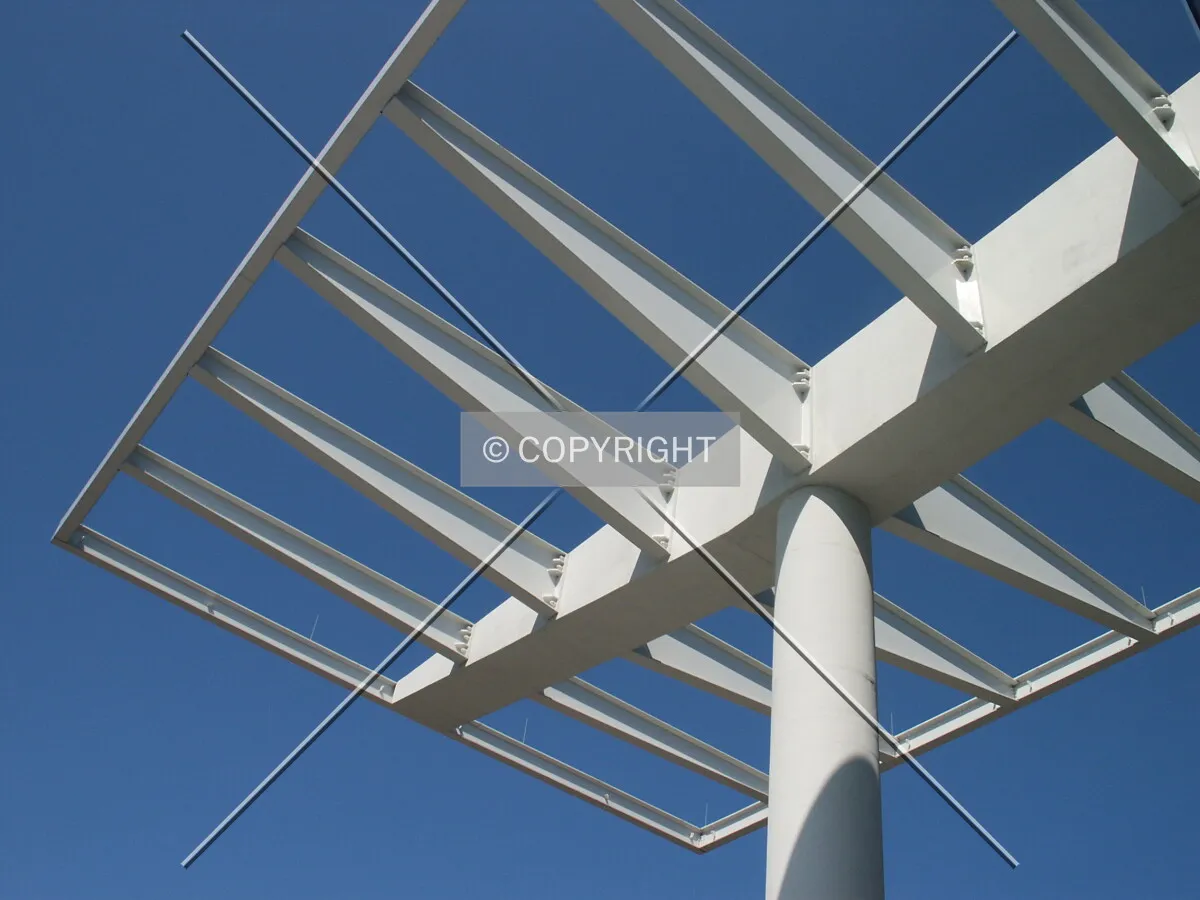 Looking up at the overhang from the southwest