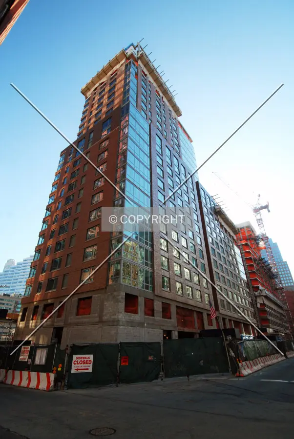 Viewed from the north along West End Avenue