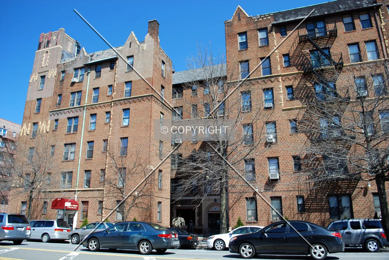Viewed along Ocean Avenue