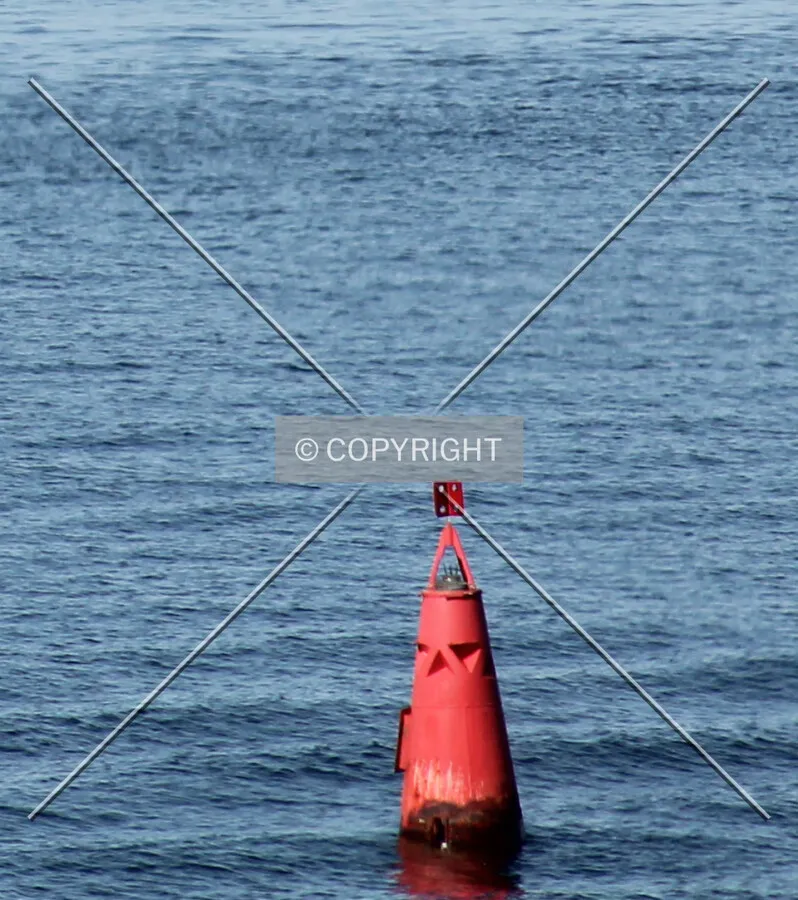 A buoy in waters