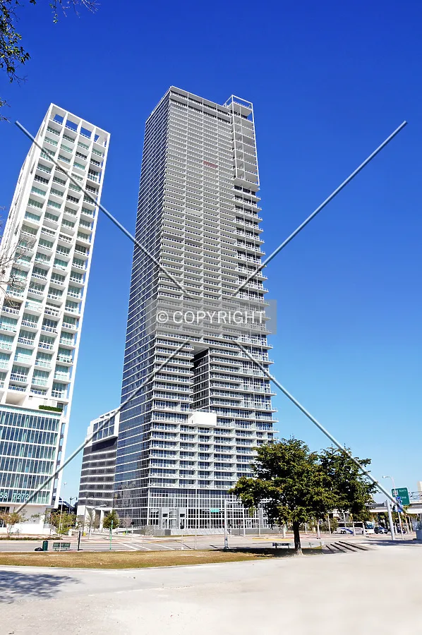 View from the soutrheast across Biscayne Boulevard
