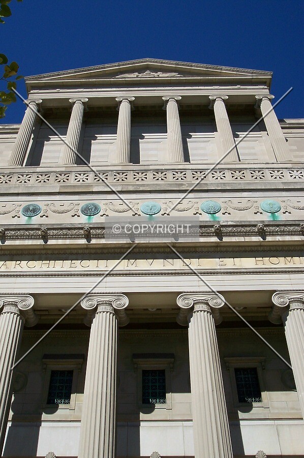 View of the south facade