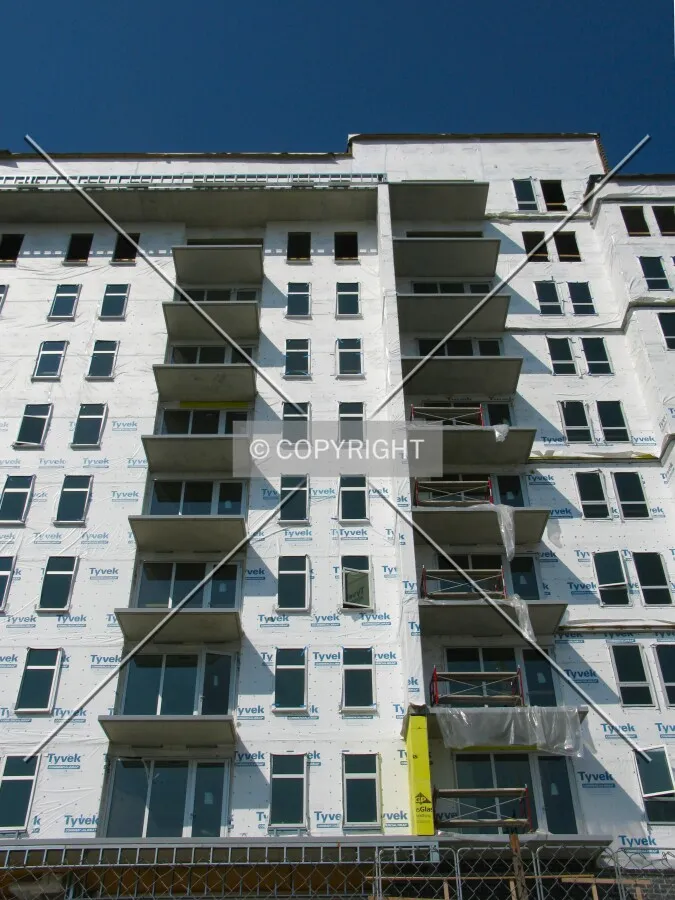 Looking up the east side