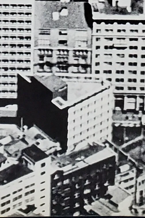 Vintage aerial from the northwest