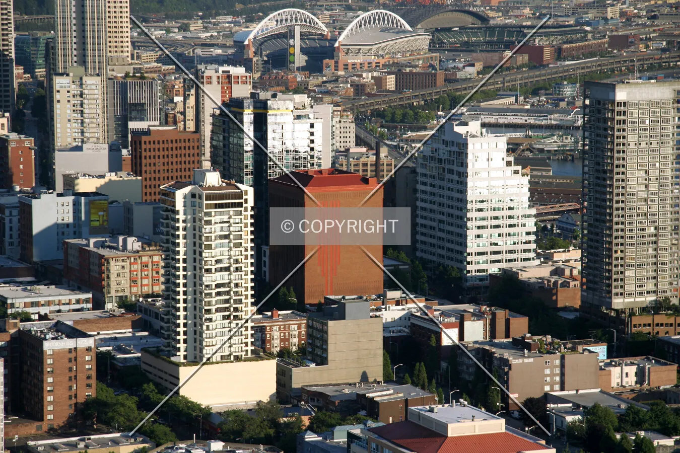 As seen from the Space Needle