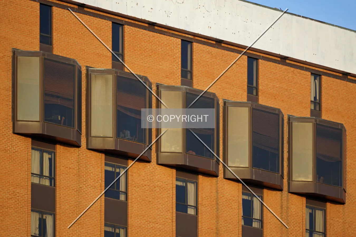 Windows on the upper floors; March 4, 2016