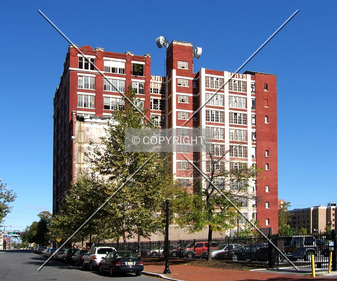 View from the southwest along Front Street