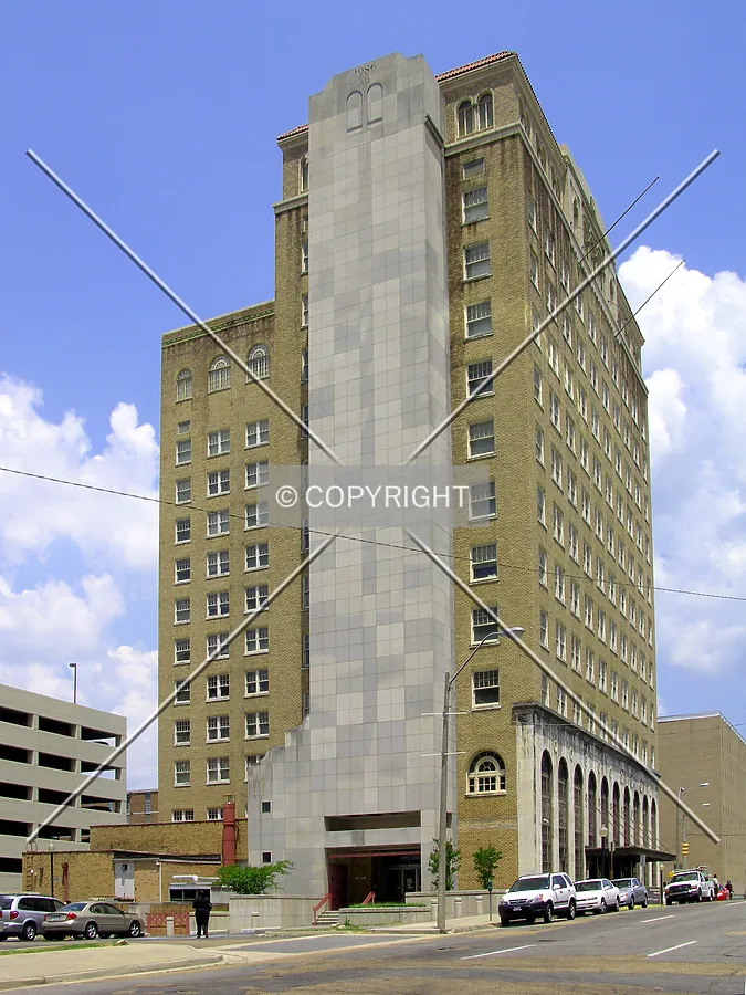 Looking north from Lamar Street
