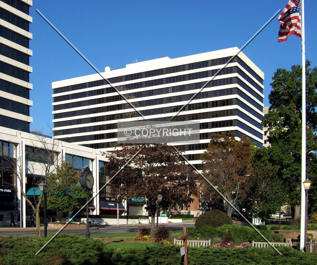 View from the southeast along Broadway