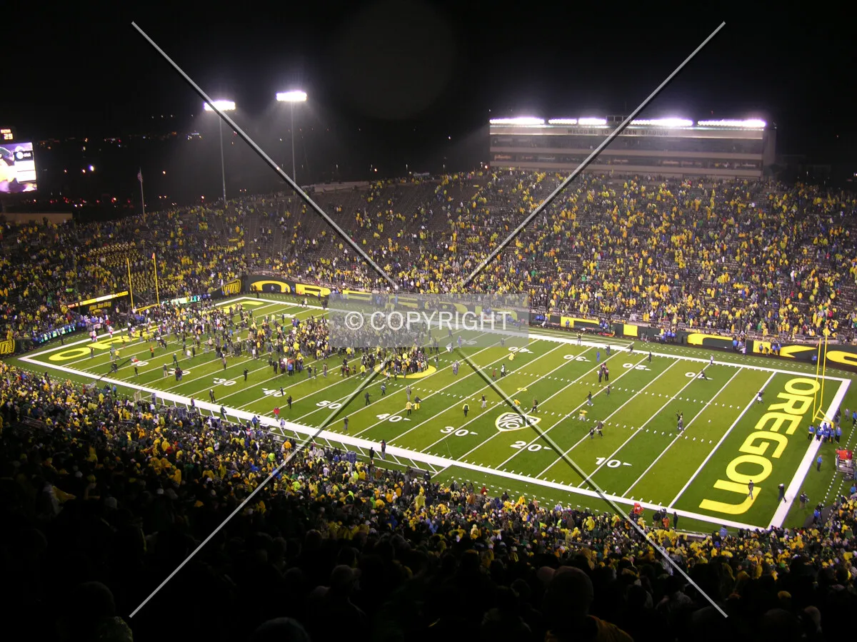 From the southeast corner after a Ducks victory