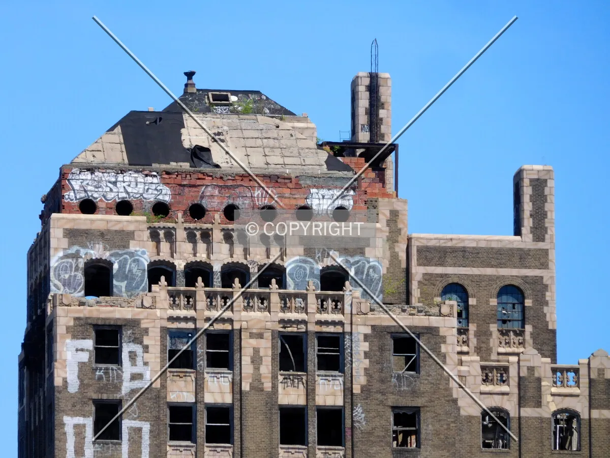 Upper floors from the south